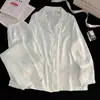 2026 Nuevo Pijama de Mujer Verano Jacquard Seda de Hielo Dibujos Animados Gato KT Cárdigan Manga Larga Pantalón Largo Conjunto de Ropa de Casa
