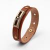 AliExpress hot supply Europa e Estados Unidos pulseira de couro cruzado retro pulseira de couro PU fábrica estabilidade de fornecimento direto