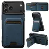 Adecuado para iPhone 18 Pro Max, Funda para Teléfono Apple 17 con Ranura para Tarjeta, Soporte para Samsung S26 Ultra, Funda de Cuero para Google 11