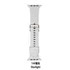 Para Apple Iwatch Serie Completa 5678 Reloj Apple Impermeable Deportivo Color Sólido Silicona Samsung Hebilla Cuadrada Correa Apple