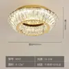 Luz principal de sala de estar de lujo ligero, 6 nuevas lámparas de techo de cristal, lámpara de protección ocular simple y elegante para dormitorio, accesorios de iluminación Zhongshan, otros