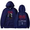 Sudadera con capucha estampada Ghostemane Europe Tour 2019 para hombre y mujer, sudadera vintage negra con capucha