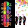 Arte de uñas con lentejuelas fluorescentes, lentejuelas digitales, lentejuelas de color caramelo, joyería para decoración de uñas