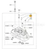 Mitsubishi Heavy Industries S16R2-Mpta Culata Parte 33501-13400 Tubo Guía