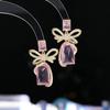 Moda tridimensional arco açúcar brincos s925 prata agulha personalidade micro incrustação nicho moda luxo brincos de alta qualidade