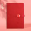 Caderno a5 logo personalizado escritório comercial caderno de alta aparência conjunto caixa de presente couro macio fivela planejador