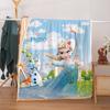 Manta de edredón de invierno rectangular casual portátil de doble cara Frozen para dormir