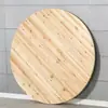 Tablero Redondo Grande, Tablero Redondo Grueso de Madera Maciza, Adecuado para Uso en Hogar y Hotel, Superficie de Mesa Redonda Plegable de Madera de Cedro, Mesa Redonda de Comedor