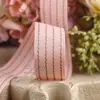 Cinta coreana DIY moño Accesorios para el cabello Ropa Sombrero de copa Caja de regalo Paquete de flores Accesorios Cinta de doble color Rayas
