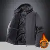 Chaqueta de Otoño/Invierno 2026 Nueva Línea Principal Transfronteriza Más Vendida, Abrigo de Forro Polar, Versión Estándar 2, Chaqueta con Capucha Casual para Exteriores para Personas de Mediana Edad y Mayores