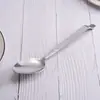Cuchara de Acero Inoxidable Vajilla Occidental Hotel Público Más Platos Colador Engrosado Cuchara para Arroz Cuchara Grande