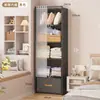 Armario para Ropa Doméstico con Etiqueta Transfronteriza, Gabinete de Almacenamiento Simple para Dormitorio, Gabinete de Almacenamiento para Dormitorio Universitario, Armario para Ropa a Prueba de Polvo, Armario con Cajones