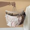 Braguitas de Encaje Rosa Románticas, Nuevo Estilo con Diseño Hueco en la Espalda, Perfectas para un Regalo Dulce y Sexy para Tu Amante, Ropa Interior para Mujeres Jóvenes