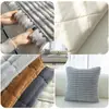 Cojín de sofá de pana, nuevo estilo otoño/invierno 2026, cojín de asiento de felpa, diseño simple y moderno, antideslizante, funda de sofá de cuero