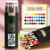 Lápices de Colores a Base de Aceite de Madera Mg Ligera para Niños y Estudiantes, Adecuados para Principiantes en Dibujo Artístico y Coloreado, Lápices de Colores Solubles en Agua y Borrables