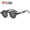 Gafas de sol nuevas de estilo punk y motocicleta retro para hombres y mujeres, gafas de sol de moda a juego con colores 4383