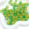 Cuentas de Grieta de Hielo, Cuentas de Vidrio de Flor Rota, Cuentas Sueltas de Vidrio, Pulseras de Amistad Hechas a Mano para DIY, Cuentas Redondas, Accesorios de Cuentas Sueltas