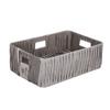 Caja de Almacenamiento de Escritorio Damei para Oficina, Cesta de Almacenamiento Tejida Rectangular con Compartimentos para Cocina, Caja de Almacenamiento para Llaves, Juego de Tres Piezas