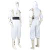Fantasia Cosplay Ninja Branco de Halloween Atacado Equipe Dinossauro Ninja Branco Tommy Oliver Fantasia Cosplay