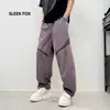 Pantalones Casuales de Verano Finos de Secado Rápido de Pierna Recta, Tendencia Estilo Coreano para Hombre, Deportivos Casuales para Exteriores