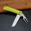 Faca de fruta dobrável atacado de fábrica descascador faca dobrável portátil faca de descascar utensílio de cozinha doméstico atacado