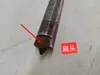 Accesorios para máquina cortadora de lámina de oro, pegamento en barra, eje de pegamento, eje de hierro, varilla de hierro, máquina ranuradora y enrolladora, manual y eléctrica, cabeza redonda, cabeza plana