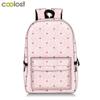 Mochila de estilo coreano con dibujos animados, nueva, 2020, de gran capacidad, para estudiantes, de poliéster, con estampado completo.