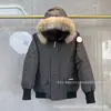 E-commerce Transfronteiriço Big Goose 01 Jaqueta Curta de Penas Inverno Masculina Feminina Roupa de Casal Jaqueta Piloto Espessa de Alta Qualidade