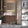 Fábrica directa de gabinetes de baño Yida Zhejiang color nogal oscuro gabinete para lavabo de baño al por mayor