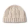 Gorro de Cachemira Invierno Engrosado para Hombre y Mujer Gorro de Cachemira Tejido Gorro Frío de Montón Japón y Corea del Sur Venta al por Mayor Transfronteriza