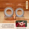 Anillo de Raíz de Bodhi de Jade Blanco DIY Pulido a Mano Semilla Original Producto Semi-Terminado para Hombres y Mujeres Anillo de Pareja Regalo para Mejor Amigo Venta al por Mayor