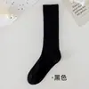 Meias de algodão puro para mulheres, meias de cano médio, estilo fino para primavera e verão, malha vazada japonesa, cinza, meias largas que afundam, Indústria de Meias de Zhuji