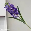 Flor Artificial de Jacinto Individual Transfronteriza Delphinium Morado Set de Boda Arreglo Floral Centro Comercial Exhibición en Ventana Arte Floral