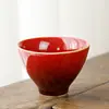 Xícara de Chá Cerâmica Mudança de Forno Xícara Mestre Xícara de Chá Cerâmica Luz de Chá Luz Luxo Leve Jogo de Chá Kung Fu Casa Escritório Xícara de Chá