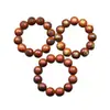 Joyería Hecha a Mano con Madera de Azufaifo Golpeada por el Rayo Material Viejo, Cuentas de Oración en Forma de Cruz, Rosario con Mantra de Nueve Caracteres y Amuleto de Mirto