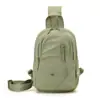 Bolsa de peito casual da moda para mulheres, mochila esportiva leve de náilon resistente à água, bolsa transversal versátil para o dia a dia e compras