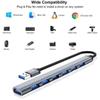 Ponto de fábrica usb3.0 hub extensor multi-interface splitter hub um arrasto sete velocidade da estação de ancoragem