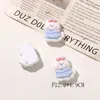 Creativo Caricatura Lindo Resina Terciopelo Gato Perro DIY Accesorios para el Cabello Zapatos con Agujeros Flor Funda para Teléfono Celular Materiales para Joyería Accesorios