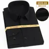 Camisa de manga larga para hombre de otoño engordante aumento ropa formal de negocios mono profesional camisa blanca de manga larga talla para hombre gordo pulgada
