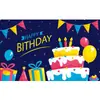 Nuevo telón de fondo de cortina de decoración para fiesta de celebración de cumpleaños transfronteriza, accesorios para fotos, pancarta de cumpleaños