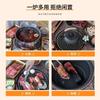 Mesa de té para cocinar, mesa de comedor multifuncional, barbacoa doméstica sin humo, mesa portátil, horno de camping para picnic al aire libre