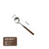 Cocina Hogar Acero Inoxidable 304 Mango de Nogal Cuchara Platos Cuchara Pala Utensilios de Cocina juego Cuchillo y Tenedor para Bistec Cuchara Vajilla