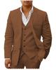 Traje de Impresión Digital de Dos Botones Traje de Tres Piezas Traje Personalizado Chaqueta Traje de Hombre