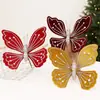 Nuevas decoraciones de Navidad 2026: Adornos de mariposa realistas, Decoraciones navideñas DIY, Adornos colgantes de mariposa