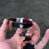 Pulsera Personalizada Creativa de Pata de Gato y Pata de Perro con Cadena de Borla y Diseño de Esmalte, Pulsera de Pareja de Moda Dulce y Genial