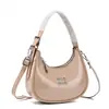 2026 Bolso de Axila de Moda Nuevo Bolso Mini Luna Versátil Bolso Cruzado de Hombro Vintage de Gama Alta
