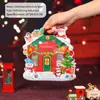 Uma variedade de sacolas de presente de Natal, sacolas de presente para as festas, sacolas de doces e biscoitos para a véspera de Natal, sacolas de presente de mão