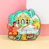Ímãs de geladeira macios de PVC personalizados para museus, atrações turísticas culturais e criativas, ímãs de geladeira de cidades e lembrancinhas de viagem personalizadas