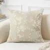 Suministro Transfronterizo Cojín Decorativo de Terciopelo Liso en Relieve Moderno para Sala de Estar y Dormitorio, Funda de Cojín para el Hogar