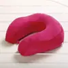 Almohada con joroba en forma de U Espuma viscoelástica de rebote lento Almohada en forma de U Almohada para viajes en avión Almohada para siesta Almohada viscoelástica